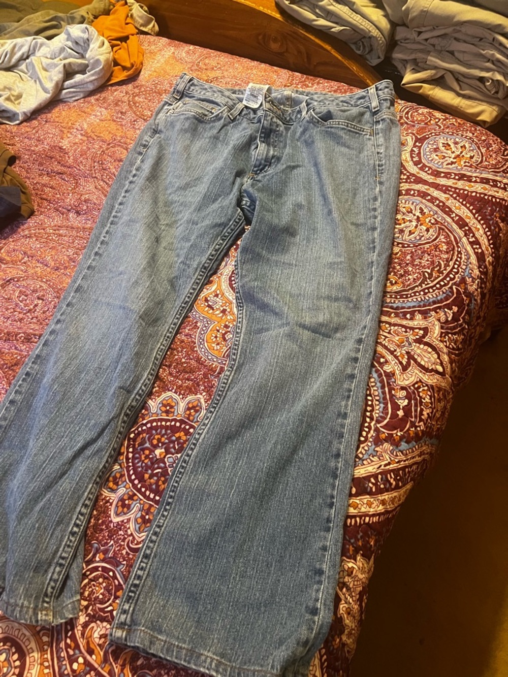 Women’s Carhartt Classic Light Blue Straight Leg Jeans